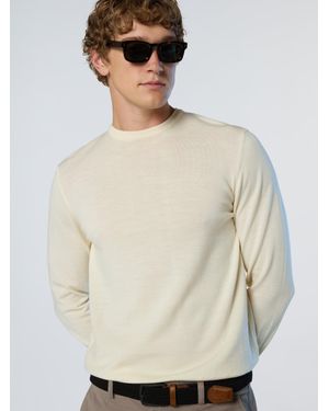 North Sails Jersey De Cuello Redondo En Lana Merino - Neutro
