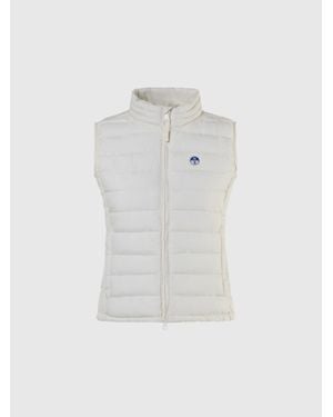 North Sails Chaleco Acolchado Naomi - Blanco