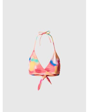 North Sails Parte De Arriba De Bikini Reversible En V - Blanco