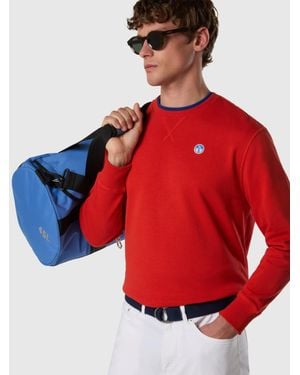 North Sails Sudadera Con Parche Del Logotipo - Rojo
