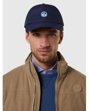 North Sails Baseballcap Aus Nylon - Blau