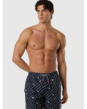 North Sails Guess X Volley-Badeshorts - Blau