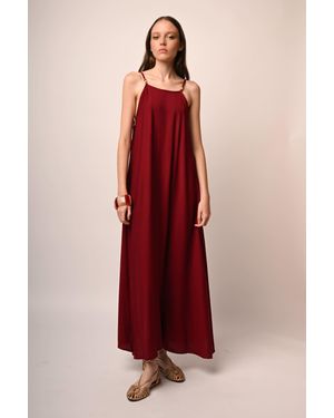 NUNA LIE Abito Lungo - Rosso