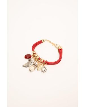 NUNA LIE Bracciale Ciondoli Taglia - Rosa