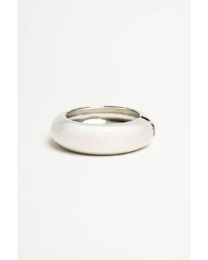 NUNA LIE Set Di Due Bracciali Rigidi Argento/Oro Taglia - Neutro