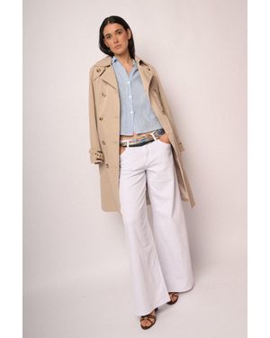 NUNA LIE Trench Lungo Doppiopetto Taglia - Rosa