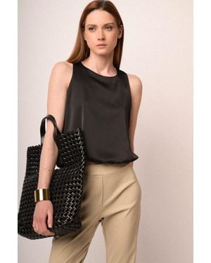 NUNA LIE Top A Palloncino - Nero