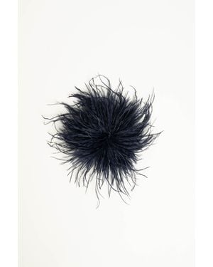 NUNA LIE Spilla Con Piume Taglia - Blu
