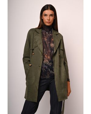 NUNA LIE Trench Corto - Marrone