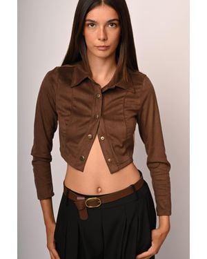 NUNA LIE Giacca Crop - Nero