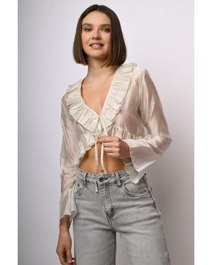 NUNA LIE Top - Grigio
