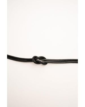 NUNA LIE Cintura Con Nodo Taglia - Nero
