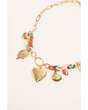 NUNA LIE Collana Con Pendenti Taglia - Metallizzato