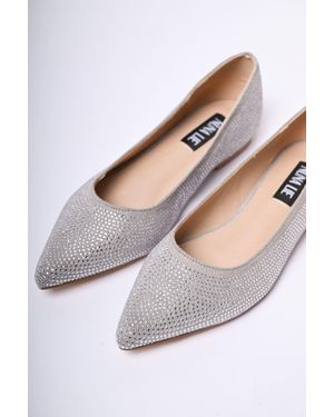 NUNA LIE Ballerine Con Decorazione Strass - Metallizzato