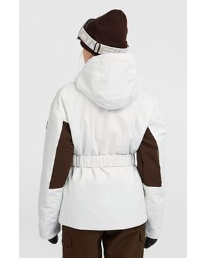 O'neill Sportswear Fwc'Cruz Hybrid Belted Snow Jacket - White