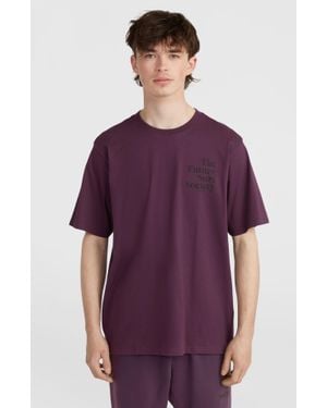 O'neill Sportswear Future Surf Society T-Shirt - Purple