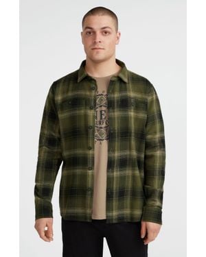 O'neill Sportswear Flannel Check Shirt - Green