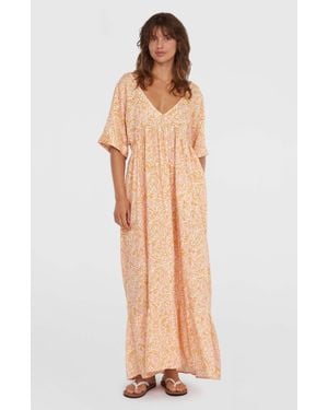 O'neill Sportswear Of The Wave Maxi Dress - Natural