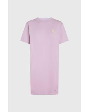 O'neill Sportswear Of The Wave T-Shirt Dress - Pink