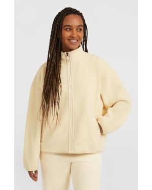 O'neill Sportswear Must-Have High-Pile Full-Zip Fleece - Natural