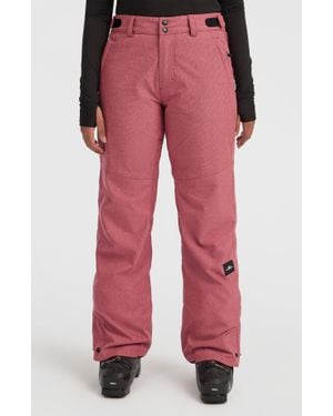 O'neill Sportswear Fwc'Cruz Melange Snow Trousers - Red