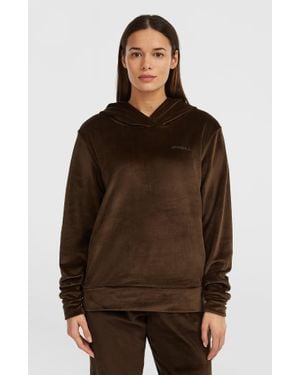 O'neill Sportswear Fwc'Cruz Velour Hoodie - Brown