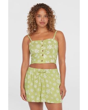 O'neill Sportswear Beach Vintage Cropped Top - Green