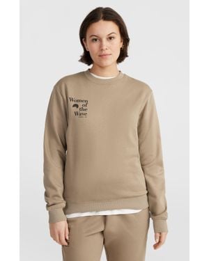 O'neill Sportswear Of The Wave Crew Sweatshirt - Natural