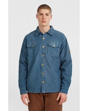 O'neill Sportswear O'Riginals Corduroy Fleece-Lined Overshirt - Blue