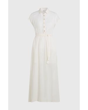 O'neill Sportswear Lori Maxi Shirt Dress - White