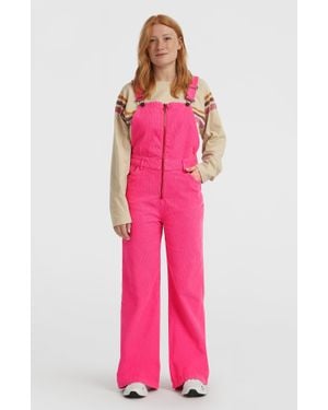 O'neill Sportswear O'Riginals Cord Dungarees - Pink