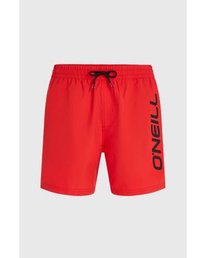O'neill Sportswear Logo 16" Swimshorts - Red