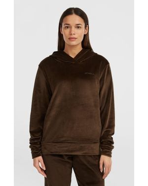 O'neill Sportswear Fwc'Cruz Velour Hoodie - Brown