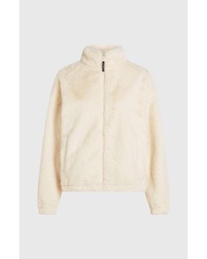 O'neill Sportswear Must-Have Full-Zip Faux-Fur Jas - Naturel