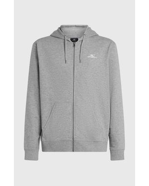 O'neill Sportswear Small Logo Full-Zip Hoodie - Grey