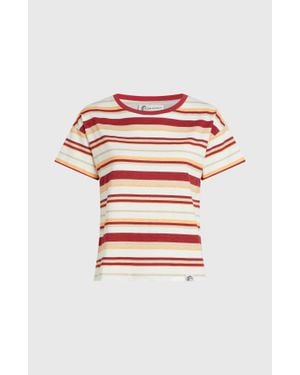 O'neill Sportswear O'Riginals Boxy Stripe T-Shirt - Natural