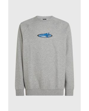 O'neill Sportswear Essentials 90S Logo Crew Sweatshirt - Grey