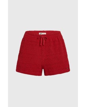 O'neill Sportswear O'Riginals Crochet Shorts - Natural