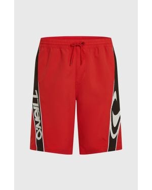 O'neill Sportswear 90S 21' Swimshorts - Red