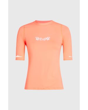 O'neill Sportswear Short Sleeve Skin - Orange