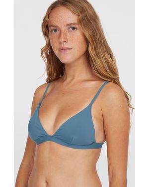 O'neill Sportswear Seaside Tri Bikini Top - Blue
