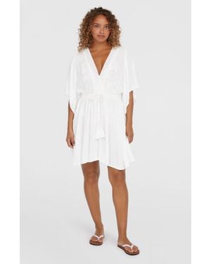 O'neill Sportswear Essentials Cover Up Dress - White