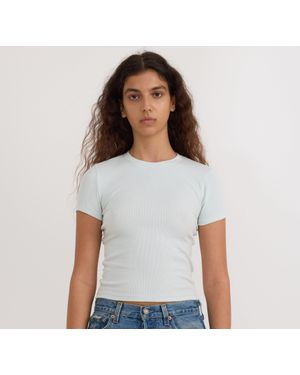 Organic Basics Core Rib Tee - White