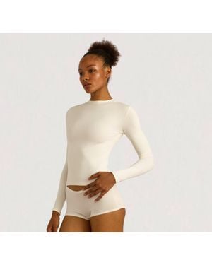 Organic Basics Flex Long Sleeve Tee - Natural