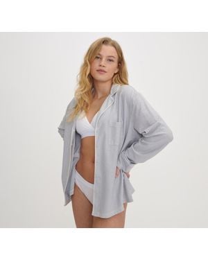 Organic Basics Core Sleep Shirt - Gray