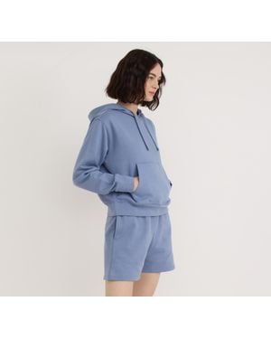 Organic Basics Weekend Longline Shorts - Blue