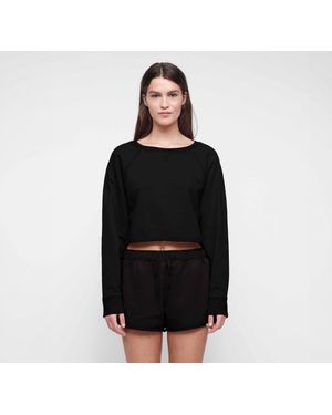 Organic Basics Weekend Vintage Crewneck - Black