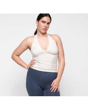 Organic Basics Core Tie Halter - Blue