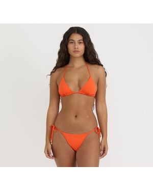Organic Basics Swim Triangle Bikini Top - Orange