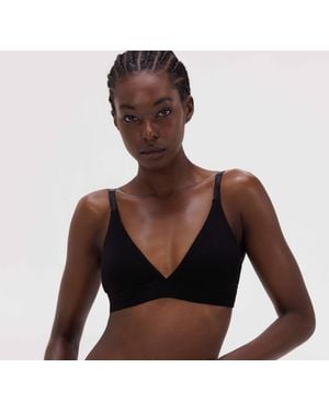 Organic Basics Core Triangle Bra S - Black